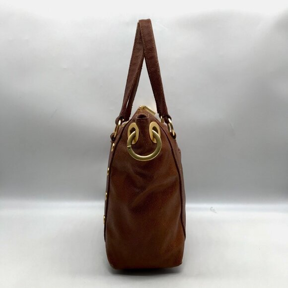 Hammit Mahogany Leather Medium Daniel Convertible Crossbody Bag - Picture 3 of 12